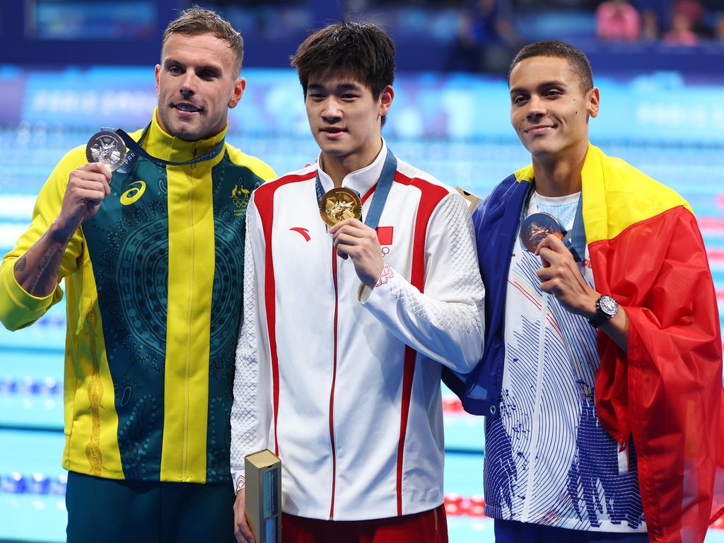 Men's 100m freestyle final - Figure 1