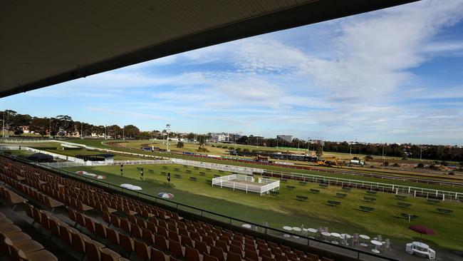 Canterbury Park Racecourse could soon be redeveloped to accommodate apartments up to 18-storeys high. Picture: Angelo Velardo