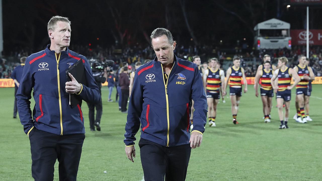 Dermott Brereton believes it is time for Adelaide be aggressively reset its list. Photo: Sarah Reed.