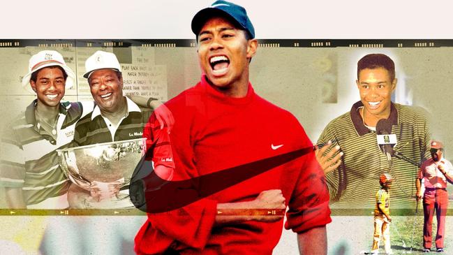 Nike's 'sleepy' golf business went from a pre-Tiger Woods $US30 million to $US200million in two years. Picture montage: The Times