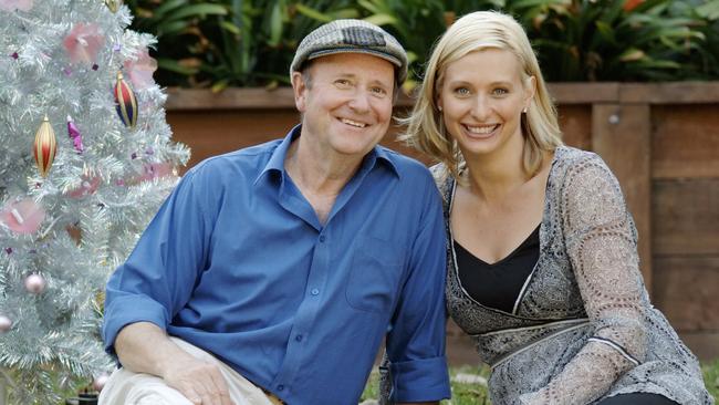 Happy campers ... Johanna Griggs and Dr Harry Cooper in 2005. Picture: Supplied