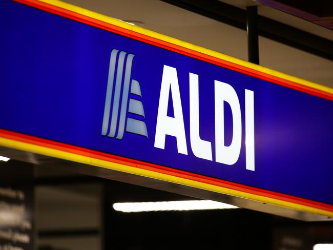 SYDNEY, AUSTRALIA - NewsWire Photos MAY 23, 2021: A general view of Aldi Supermarket signage in Surry Hills in Sydney, Australia. Picture: NCA NewsWire / Gaye Gerard