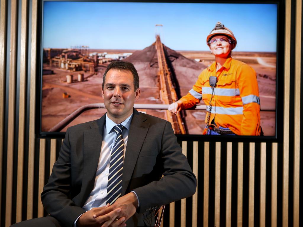 OZ Minerals chief executive Andrew Cole. Picture: Kelly Barnes