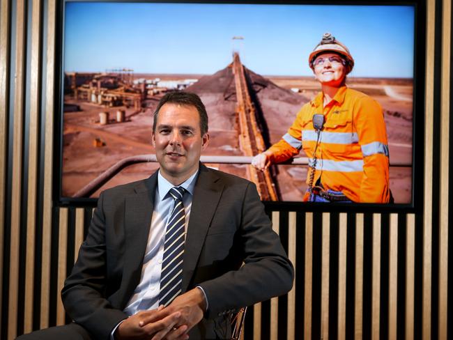 OZ Minerals chief executive Andrew Cole. Picture: Kelly Barnes