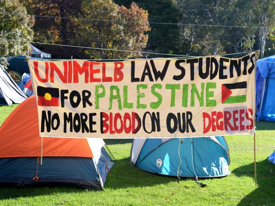 Calls to ‘bring in the police’ to deal with university pro-Palestine encampments