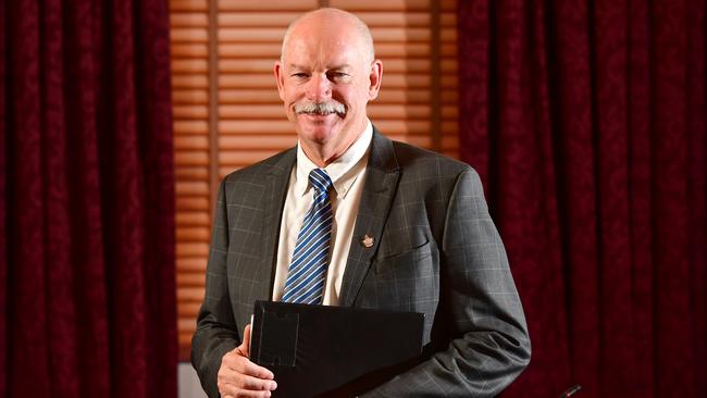 Mitcham Mayor Glenn Spear at the council chambers in Torrens Park. Picture: AAP/Keryn Stevens