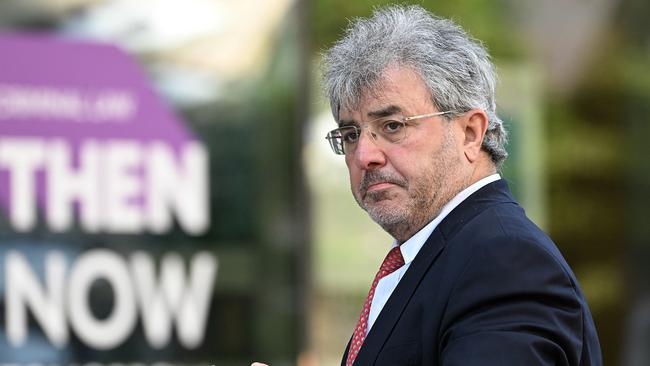 Sam De Carlo outside the Supreme Court in Brisbane. Picture: Lyndon Mechielsen