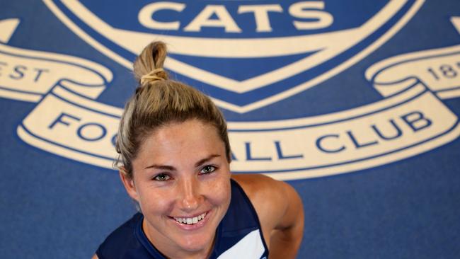 Geelong will announce the clubÍs AFLW Captain for the 2019 season. Melissa Hickey (Captain) picture: Glenn Ferguson