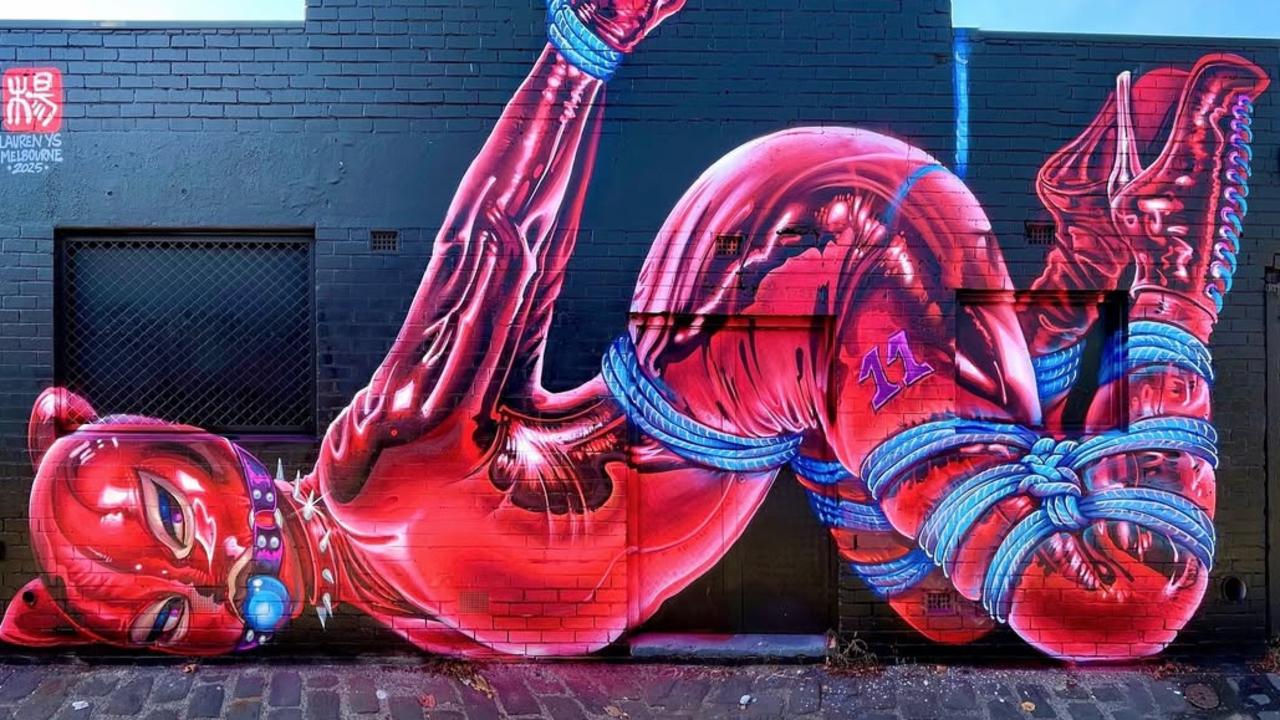 The ‘chilling, distasteful’ mural that’s too hardcore for even Fitzroy