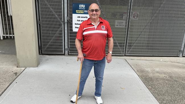 Geoffrey Barker sued Krack Solutions for negligence and won almost $40,000 after he tripped on pavement near Kogarah railway station. The pavement has since been replaced. Picture: Supplied