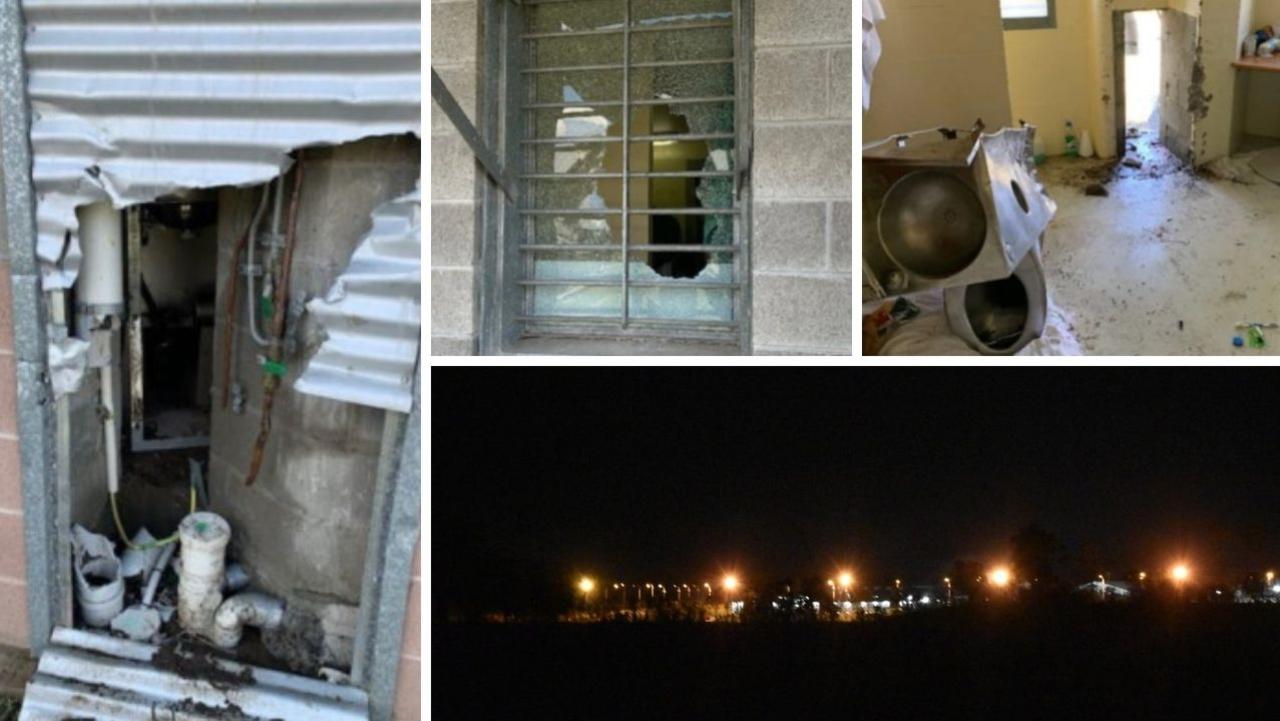 Extensive damage as a result of the riots at Capricornia Correctional Centre.