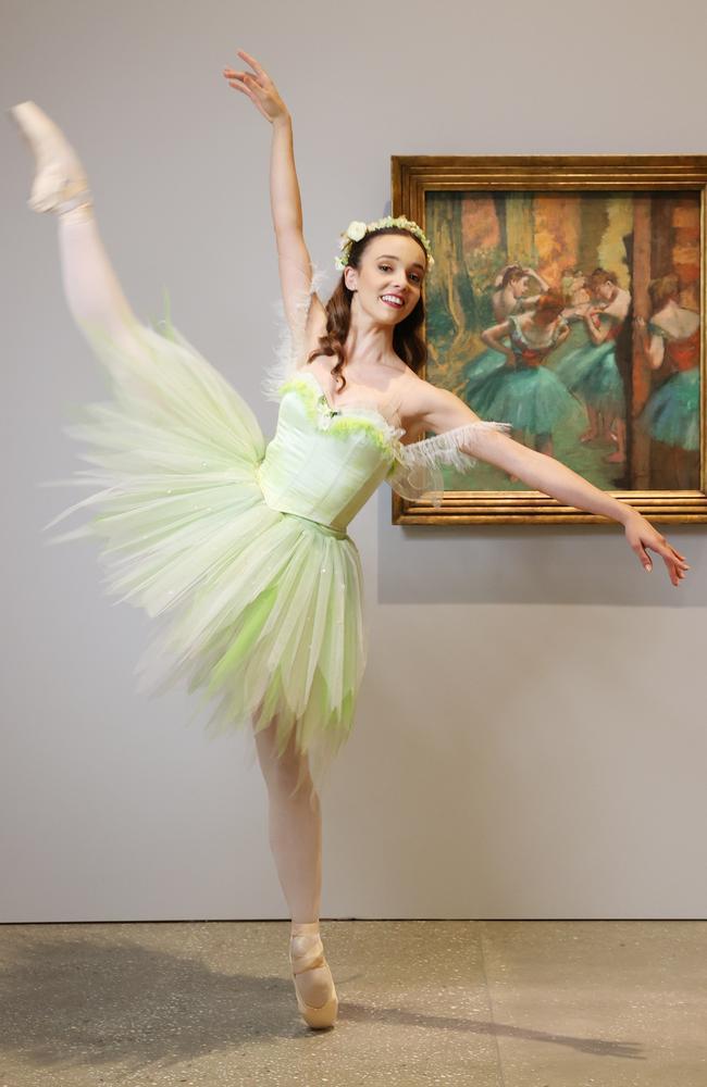 Today’s ballet dancers are much fitter than in Degas’ day. Picture: Lachie Millard