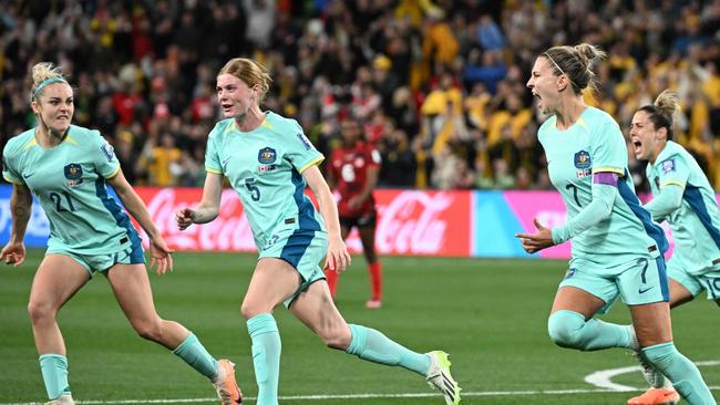 Hit your targets, Matildas. Picture: WILLIAM WEST / AFP