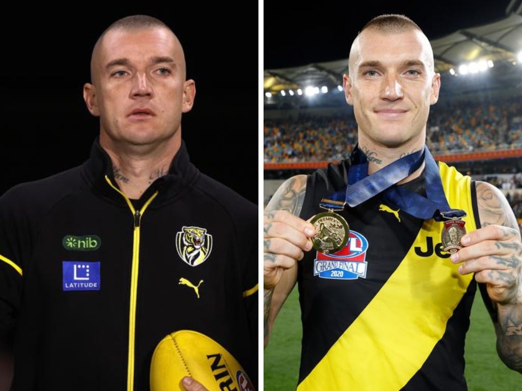 Dustin Martin is battling this season. Photos: Getty Images