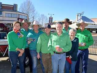 Alan Rae (pictured right) will stay on as Sheep and Wool president with AgForce for another two years. Picture: Nicole Zurcas