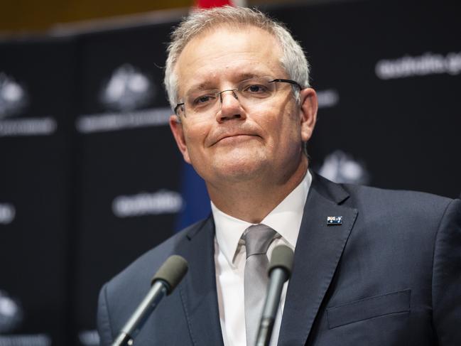 Scott Morrison pledged $352 million to global fundraiser to find a coronavirus vaccine. Picture: Getty Images