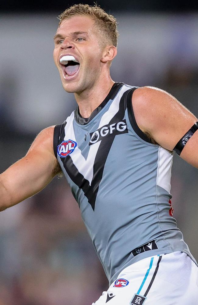 Dan Houston will line up at Collingwood next year. Picture: Russell Freeman/AFL Photos.