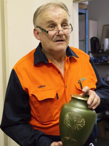 Crematorium operator David Bennett.