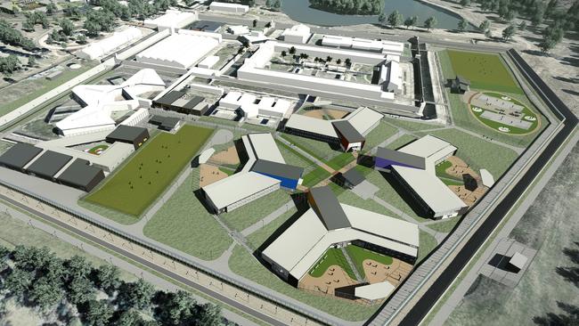 Artist impression of the planned expansion at Parklea Corrections Centre.