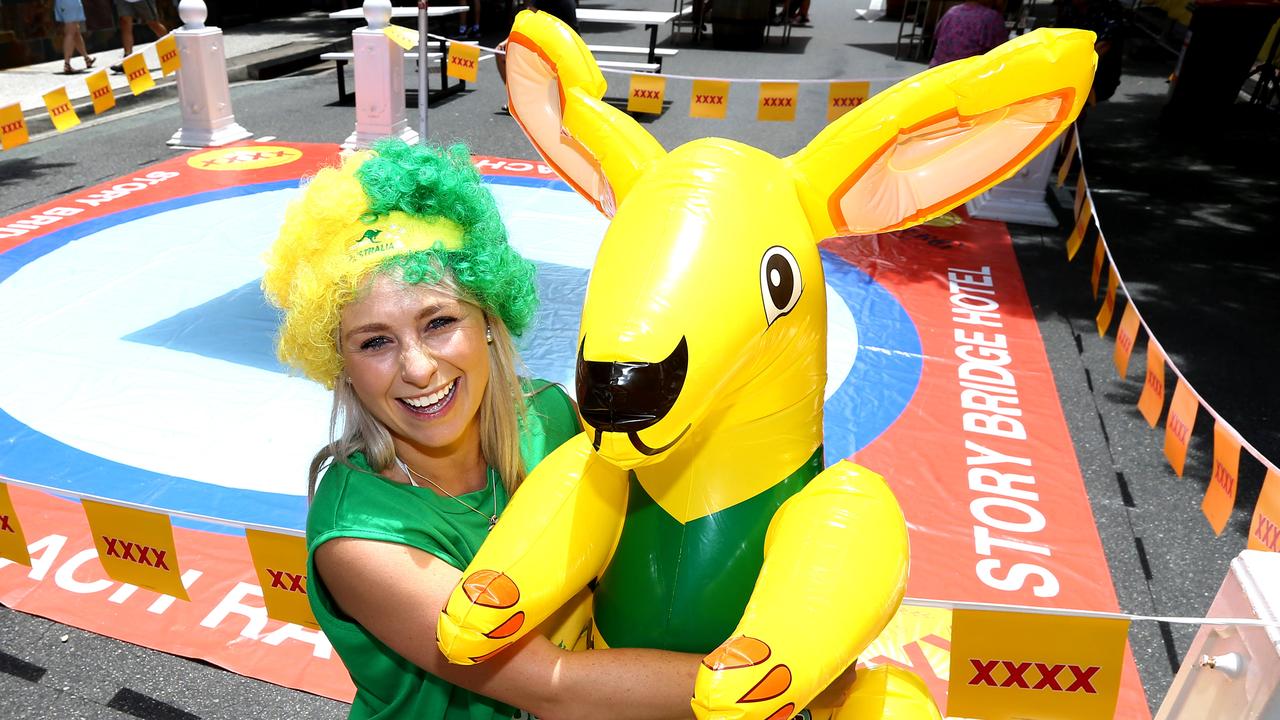 Brisbane is ready to party. Picture: David Clark