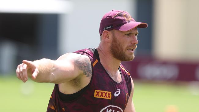 Matt Lodge is back for the Broncos. Picture Peter Wallis