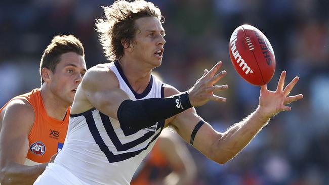 Nat Fyfe leads a strong Fremantle midfield. Picture: Getty