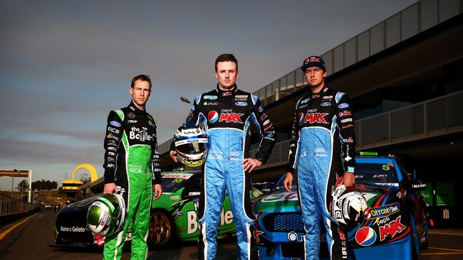 David Reynolds (L) and Mark Winterbottom (C) are teammates again. Picture: Tim Hunter.