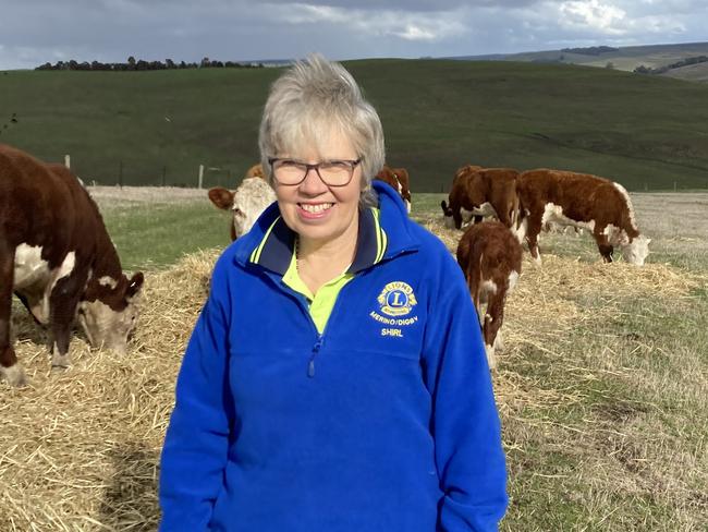 Farmer Shirley Menz, from Henty, says her biggest issue is water supply during the 'green drought'. Picture: Supplied