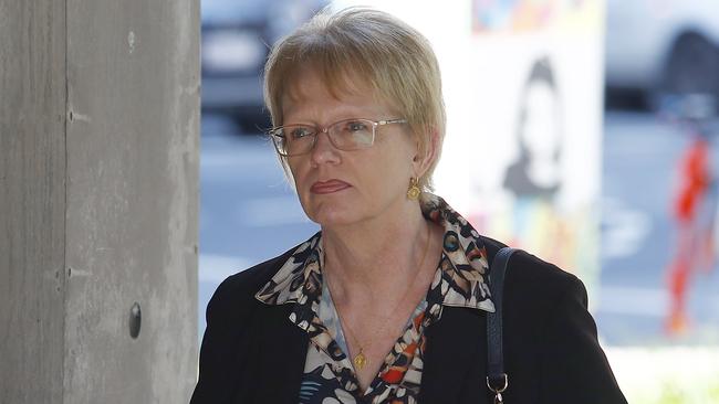 Lara Keller outside the Magistrates Court in Brisbane. Picture: Tertius Pickard