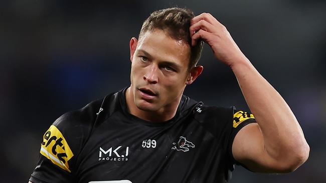 Scott Sorensen is racing the clock to be fit for Saturday’s preliminary final. Picture: Jeremy Ng/Getty Images