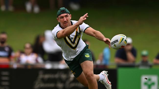 Reece Robson is expected to join the Roosters in 2026 after the Cowboys confirmed the rep star had turned down an offer from the club. Picture: Albert Perez/Getty Images