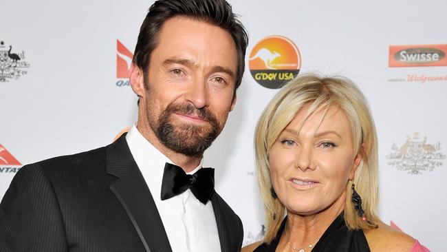 FILE - SEPTEMBER 15: Actor Hugh Jackman and Deborra-Lee Furness have announced they are separating after 27 years of marriage. LOS ANGELES, CA - JANUARY 12:  Actors Hugh Jackman and Deborra-Lee Furness arrive at the 2013 G'Day USA Los Angeles Black Tie Gala at JW Marriott Los Angeles at L.A. LIVE on January 12, 2013 in Los Angeles, California.  (Photo by John Sciulli/Getty Images for G'Day Australia)