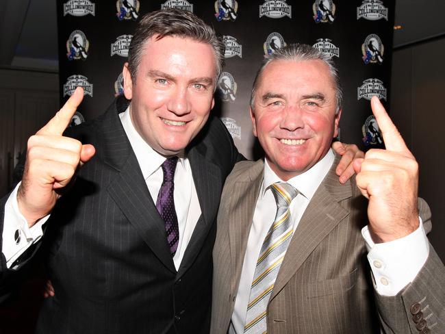 Collingwood's Copeland Boys tribute dinner. Eddie McGuire and Tony Shaw.