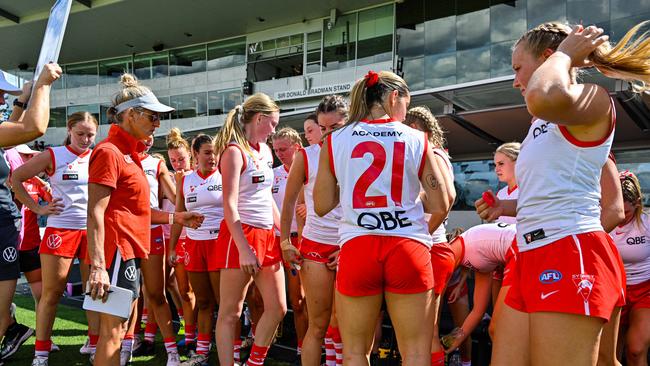 Players representing the Swans in Canberra on the weekend. Pic: Keith McInnes