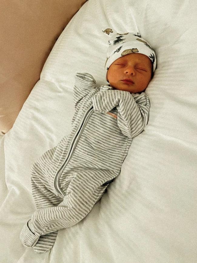 The adorable tot arrived on Tuesday. Picture: Instagram