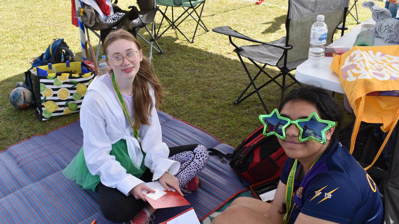 Trinity Axton and Chrissy Evalu at the Sunshine Coast Relay for Life 2022.