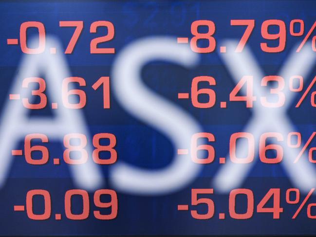 SYDNEY, AUSTRALIA - NewsWire Photos November 23, 2021: A multiple exposure photo showing Information boards at the Australian Securities Exchange, Sydney. Picture: NCA NewsWire / James Gourley