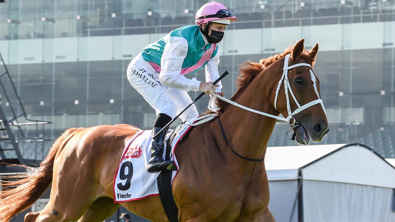 Finche comes to the Melbourne Cup through Caulfield. Picture: Racing Photos/Getty Images