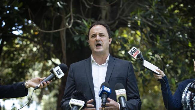 NSW MP Jeremy Buckingham ripped up his Greens membership to become an independent in December. Picture: John Feder