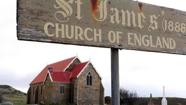 St James church in Jericho, where a community has lost its church because of the sins of a few. Picture: SAM ROSEWARNE.