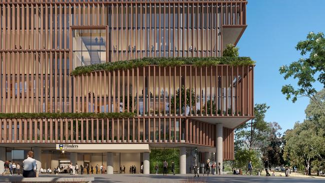 The planned $250 million health and medical research building at Flinders University. Image: Flinders University.