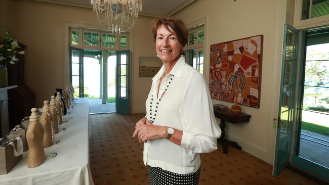 Soon-to-be former tenant Margie Abbott inside Kirribilli House.