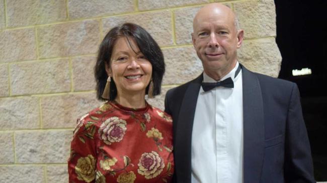 Deb and Bob Fredman at the SCIC Ball on Saturday night. Picture: Philippe Coquerand