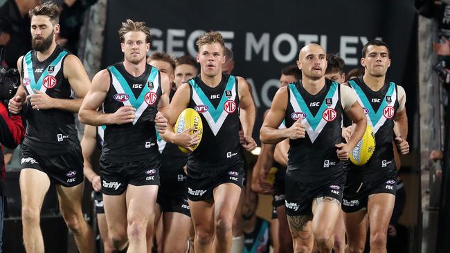 Tom Jonas and Port Adelaide have set themselves for a huge test against Richmond. Picture: Sarah Reed