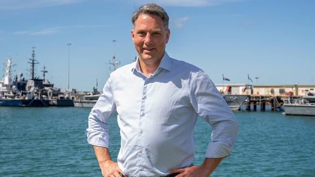 Defence Minister Richard Marles in Darwin following the release of the Defence Strategic Review Picture: Pema Tamang Pakhrin