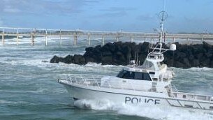 NSW Marina Area Command towed the superyacht to Southport. Photo: Supplied