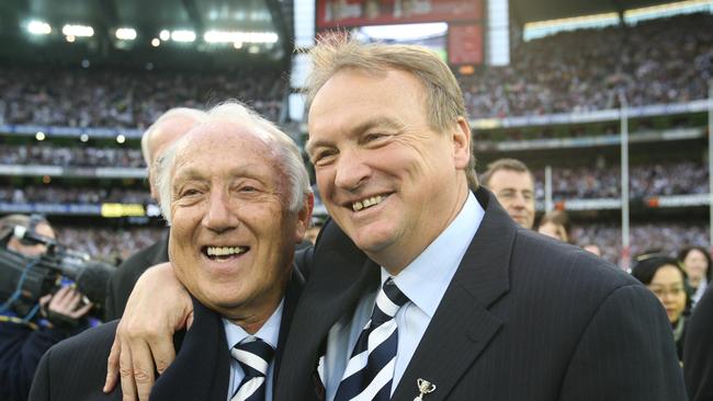 AFL Grand Final 2007Geelong  v Port Adelaide at MCGGeelong 24.19.163 defeated Port Adelaide 6.6.44 Frank Costa and Brian Cook after the game.