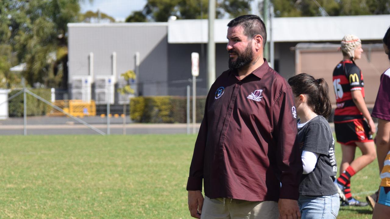 Friends and family of the Dalby Devils rallied together to raise funds for the Carl Webb Foundation, August 2022. Picture: Emily Devon