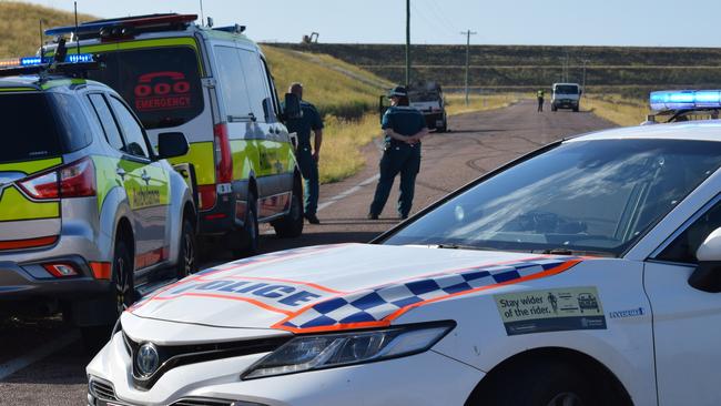 Police have closed off a section of Riverway Dr after crews responding to a car fire at 6am noticed a ‘suspicious device’. Investigations are underway.