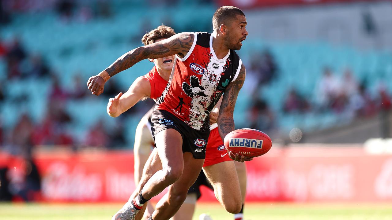 Bradley Hill had 18 disposals in the first half. Picture: Cameron Spencer/Getty Images